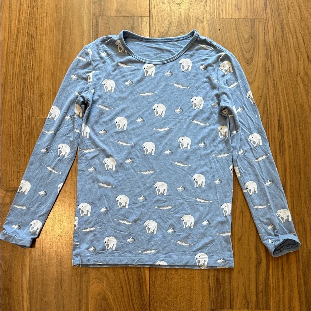 Kyte baby Artic Blue Polar Bear Print Pajama Set size 10